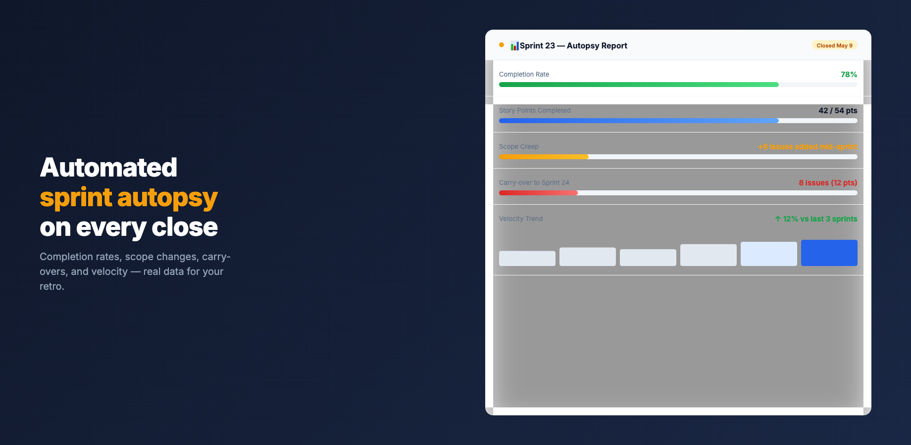 Sprint Autopsy report